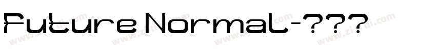 Future Normal字体转换